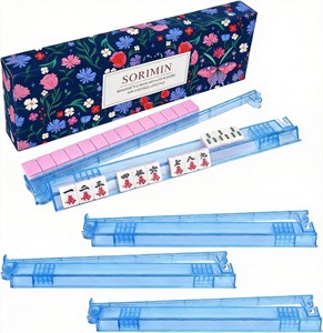 Bolsa de Almacenamiento y Soportes para Fichas de Mahjong, Juego Completo, En Stock, Envío Rápido - Product Image 6