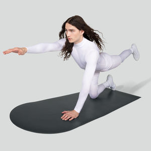 Estera de Yoga con logotipo personalizado ecológico, 5mm, 6mm, forma ovalada, caucho PU, Material de caucho natural - Product Image 2