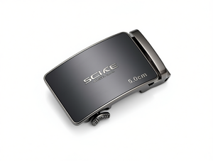 Fibbia per Cintura Scike 5.0cm Grande in Lega Nera Opaca per Uomo e Donna - Product Image 1