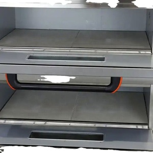 Equipo de panadería comercial 4 capas 16 bandejas Gas cubierta <span class=keywords><strong>horno</strong></span> polea soporte 220V 50HZ 300W para hornear maíz frutas nueces agua - Product Image 2