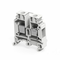 Bloc de terminaison de commande industriel 1000V 6AWG à connexion par vis UL94V-0 pour montage sur rail DIN, pour boîtier de distribution électrique PLC