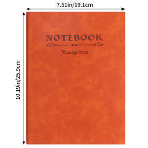 Großhandel Spiralbindung A5 Hardcover Geschäftstagebuch Individuell Bedrucktes Kunstleder Liniertes 180-Blatt Notizbuch - Product Image 5