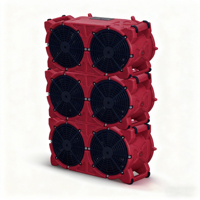 Onedry 1400CFM, positions de séchage multiples, chaîne en étoile, ventilateur axial double, souffleur d'air pour la restauration des dommages causés par l'eau