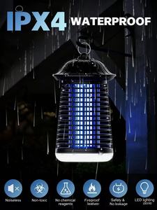 Nueva Lámpara Trampa para Moscas LED de Interior, Alimentada por USB, Impermeable, Portátil, Material ABS, Mata Moscas para Exteriores - Product Image 5