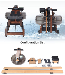 Rameur d'intérieur intelligent silencieux de haute qualité, résistant à l'eau, en bois, équipement de fitness pour la maison - Product Image 3