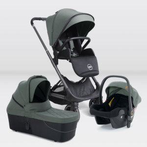 Poussette Bébé BAB WAY High Landscape 3-en-1 avec <span class=keywords><strong>Nacelle</strong></span> et Siège Auto Réversible Luxe Livraison DDP - Product Image 1