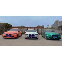 Kit carrosserie PULLO pour BMW Série 3 G20/G28/G80 style M3 (20-22) Ensemble complet pare-chocs avant/arrière, phares, feux arrière - Matériel PP/ABS