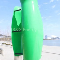 Système d'éolienne à axe vertical de type tulipe R&X pour usage domestique, éolienne et panneau solaire, 2 kW, 5 kW