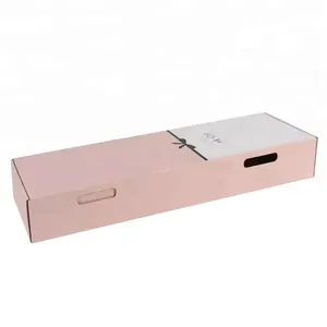 Boîte à fleurs en carton pour la saint valentin, coffret personnalisé en papier carton de luxe Rectangle, boîte cadeau pour les femmes