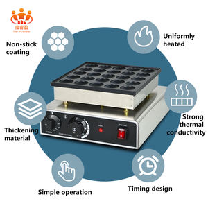 2025年ベストセラー電気商用クレープ & パンケーキメーカー工場価格ノンスティックミニホームマルチクックどら焼き機 - Product Image 4