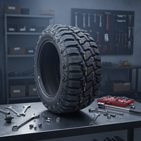 Pneu radial HAIDA HD878 RAPID MT pour voiture, pneu tout-terrain 4x4 avec motif antidérapant pour toutes les conditions routières, garantie 1-2 ans
