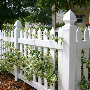 Trắng <span class=keywords><strong>PVC</strong></span> Tráng Có Thể Kéo Dài Vinyl Vườn Hàng Rào Bề Mặt Phẳng Cỏ Nhân Tạo Riêng Tư Hàng Rào Cho Nhà Trang Trí 3D Mô Hình - Product Image 1