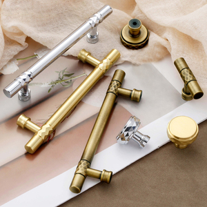 Solid Brass Cabinet <strong>Door</strong> Handle <strong>Gold</strong> Furniture Hardware Accessories for Drawer Wardrobe <strong>Knobs</strong> Quality Ensured - Product Image 3
