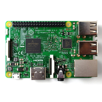 Placas de Desarrollo Originales Raspberry Pi 3b 3 B, CPU de 1.4GHz, 512MB de RAM, WIFI, Raspberry Pi 3 Modelo B