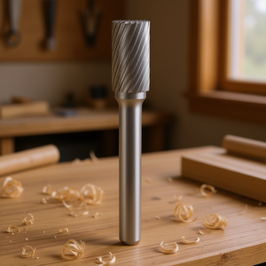 Fraise rotative à coupe simple Fervi, tige de 1/4 pouce pour le fraisage du bois - Product Image 3