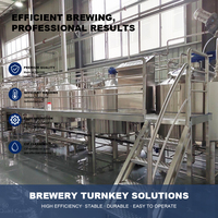Équipement de brassage de bière à haut rendement 3000L-5000L, brasserie à 4/5/6 cuves adaptée aux conditions locales