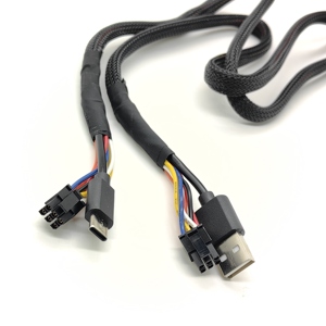 MX3.0 430250600 6P - C타입 USB 브레이디드 케이블 와이어 하네스 - Product Image 1