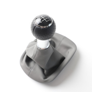 Couvercle de levier de vitesse en cuir pour voiture, pour Passat B5 5 6 vitesses, conception ergonomique - Product Image 5