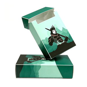 Boîte personnalisée avec logo imprimé en couleur, boîte d'emballage pour 20 paquets de cigarettes, étui pour cartes à jouer, boîte en carton rigide de luxe, vente en gros - Product Image 4