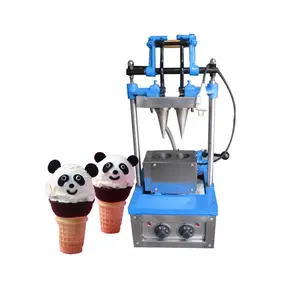 Ice cream cone wafer biscuit making machine with best price semi automatic ice cream cones machine creative