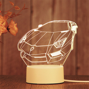 Đèn LED <span class=keywords><strong>3D</strong></span> Dạng Tấm Đèn LED <span class=keywords><strong>3D</strong></span> Sáng Tạo Đèn Ngủ Ảo Ảnh Mới Lạ Đèn Bàn Ảo Ảnh <span class=keywords><strong>3D</strong></span> Trang Trí Nhà Cửa - Product Image 4
