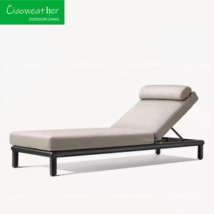 Chaise Lounge para exteriores de gama alta, muebles de exterior con cojines impermeables, tumbonas, chaise de ocio, Patio, <span class=keywords><strong>piscina</strong></span>, tumbona - Product Image 4