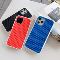 Coque à motif gaufré pour téléphone portable, étui en silicone pour iPhone 13 Pro max, 7, 8 plus, 11, 12 pro max