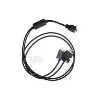 Kabel VGA 3 + 2, kawat berkualitas tinggi untuk Monitor komputer layar 24 inci, rakitan kabel kustom transmisi sinyal Cepat