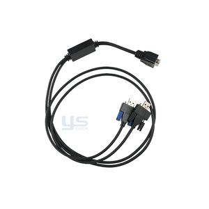 VGA <span class=keywords><strong>3</strong></span> 2-Kabel Hochwertiger Kabelbaum für Computer monitor 24-Zoll-Display Schnelle Signal übertragung Benutzer definierte Kabel baugruppe - Product Image 2