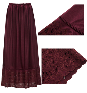Robe somalienne Hanaan <span class=keywords><strong>Bati</strong></span>, jupe longue verte fluide, coupe évasée, tissée, unie, pour femme, taille élastique, style décontracté ethnique - Product Image 5