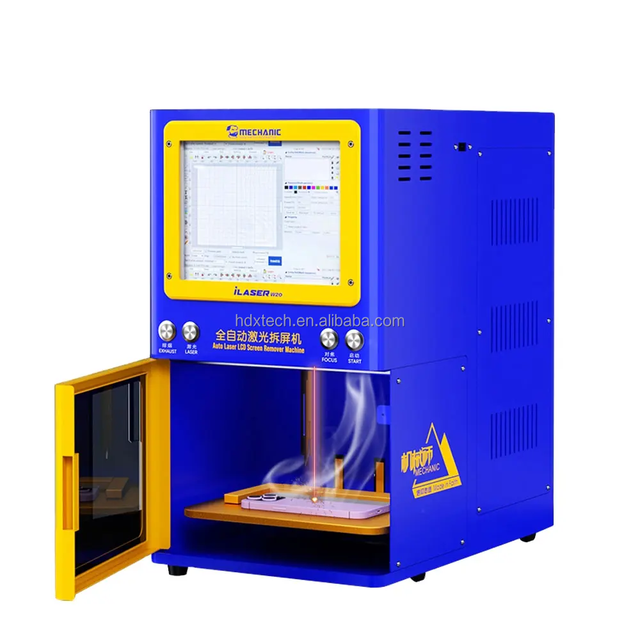 MECHANIC ILaser W20 Auto Laser LCD Screen Removal Machine for iPhone Back Glass Laser Engraving Machine Built-in Smoke Removal