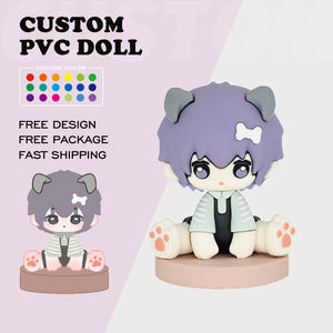 Venta al por mayor bebé tres <span class=keywords><strong>V3</strong></span> caja ciega de peluche lindo vinilo cara felpa misteriosa sorpresa figura colección modelo Kawaii Guess muñeca juguete - Product Image 1