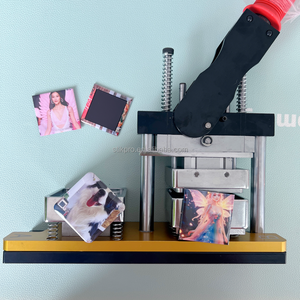 2025 Giá Rẻ Nhất Vuông 50*50Mm Cho DIY Kim Loại Huy Hiệu Nút Máy Làm Kit Nút Làm Máy Tiện Dụng Nút Máy - Product Image 2