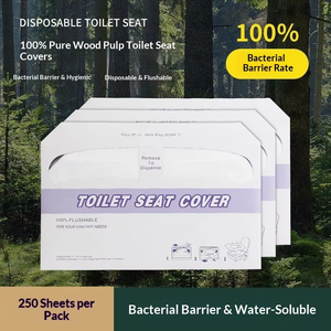 Papier toilette jetable de qualité supérieure, doux, 2 plis, <span class=keywords><strong>rouleau</strong></span> jumbo, 14 g, pâte de bois vierge, sans bambou, 100 % jetable aux toilettes, 250 pièces, 12 rouleaux - Product Image 2