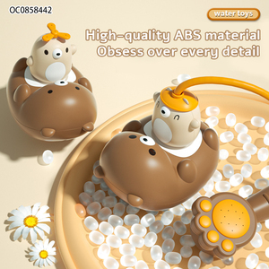 Animaux de dessin animé vaporisateur <span class=keywords><strong>bain</strong></span> d'eau jouet baignoire jouet avec pommeau de douche électrique - Product Image 5