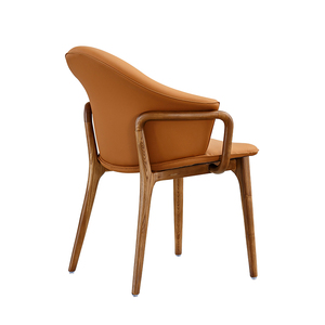 <b>Dining</b> Room Restaurant Lounge Armless Upholstered Wooden <b>Chair</b> With Pu Leather Cushion Seat Dinning <b>Chair</b> - Product Image 5