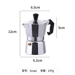 <span class=keywords><strong>Cafetera</strong></span> Espresso Octogonal de Aluminio de Alta <span class=keywords><strong>Calidad</strong></span>, Ecológica, Portátil, para 1/2/3/6/9/12 Tazas, Estilo Italiano, Popular en Amazon - Product Image 5