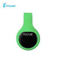 Fitcare PE805A Podomètre multifonction pour 4.0 ANT+ IP64 Étanche Suivi des pas Calories brûlées Portée de 10 m Remplaçable