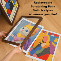Offre Spéciale - Temps Limité - Quantité Limitée - Cadre Photo Mural Artistique - Griffoir pour Chat - Protection de Meubles