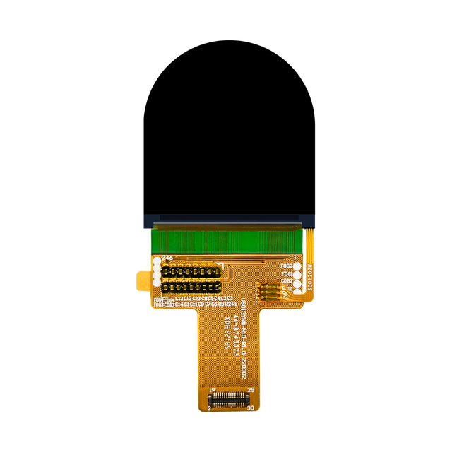 Fast LCD 1.25" Color Flexible Pantalla Bendable Lcd Oled Display TF013HDC01-B1917A 400nit AMOLED MIPI for Wearable Products