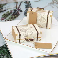 Boîte en papier de luxe pour pâtisserie, biscuits de noël, bonbons, emballage cadeau pour Cookies, 10 pièces