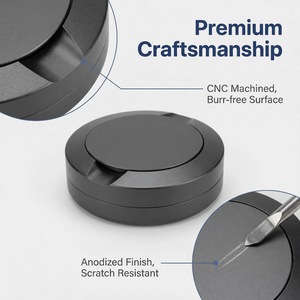 กล่องใส่สนูส์อะลูมิเนียมแบบกำหนดเอง เคลือบผิวด้าน กล่องอะลูมิเนียมใส่สนูส์แบบกำหนดเอง ขายส่งกระป๋องยาสูบพร้อมการตัดอะลูมิเนียมด้วยเครื่อง CNC - Product Image 4