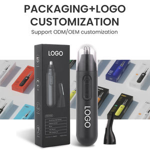 Wiederauf ladbarer Nasen haars ch neider USB Elektrischer Nasen-und Ohr haarentferner 2-in-1-Pflege werkzeug für Nasen-und Augenbrauen schneider für Männer - Product Image 3