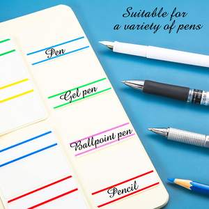 Onglets collants 2 pouces étiquette de drapeau auto-adhésive onglet d'index onglet de fichier inscriptible et <span class=keywords><strong>repositionnable</strong></span> page colorée étiquette de marqueur de page colorée - Product Image 3