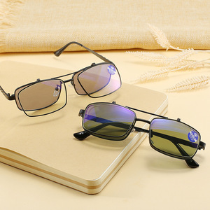 <span class=keywords><strong>Gafas</strong></span> de <span class=keywords><strong>lectura</strong></span> portátiles plegables multifuncionales con <span class=keywords><strong>gafas</strong></span> de sol, cubierta abatible doble, <span class=keywords><strong>gafas</strong></span> de sol de <span class=keywords><strong>lectura</strong></span> de doble propósito - Product Image 5