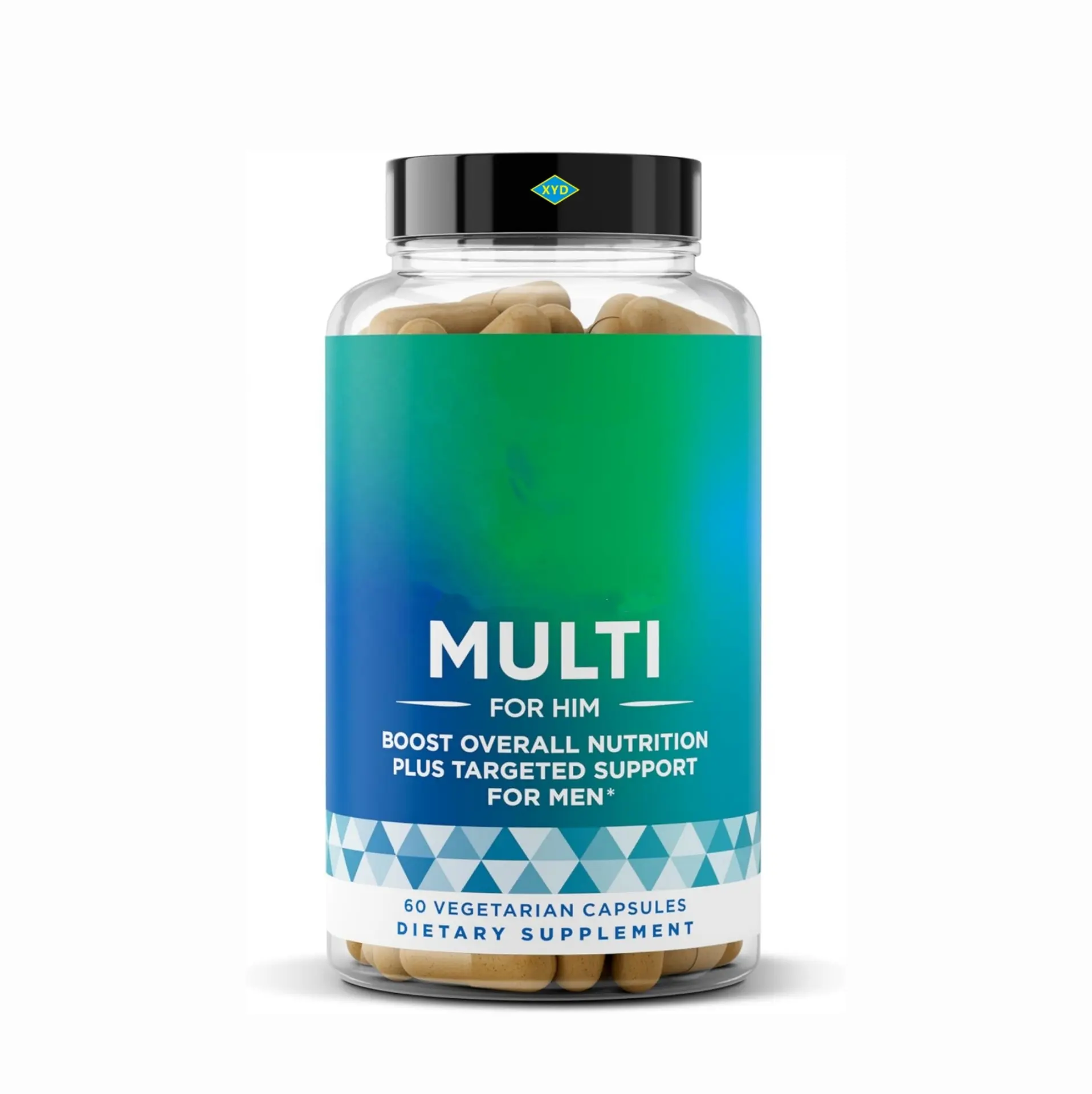 Hot Sale Whole Food Multi vitamin Tabletten für Männer Health Supplement 60 Vegane Kapseln