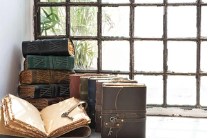 Diario de Cuero Hecho a Mano con Cierre de Llave Antigua, Cuaderno Vintage, Regalo Rústico para Él y Ella - Product Image 6