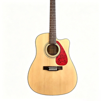 Surpass Music Classic 12 Strings Gloss Wooden Guitar Fine Workmanship Spruce Sapele Acoustic Electric Folk Instrument