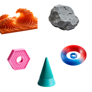 Layanan pengganti cetak 3D dengan mesin CNC cetakan silikon baja tahan karat karet ABS cetakan 3D logam Resin nilon - Product Image 1