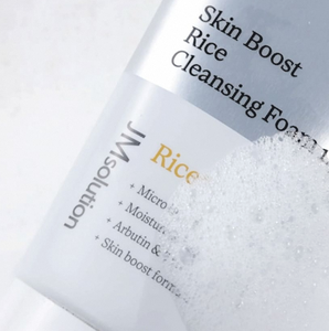 Espuma Limpiadora Facial JMSOLUTION SKIN BOOST RICE con Ácido Hialurónico, Limpieza Profunda para Todo Tipo de Piel, 1.5 Tamaño Regular, Hecho en Corea - Product Image 4